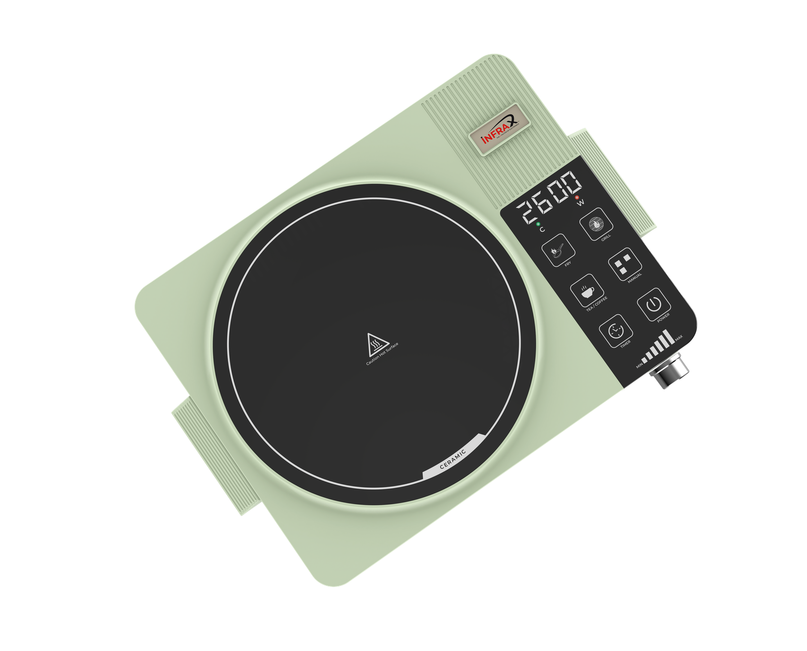 InfraX Infrared Cooktop EZ Heat with Grill (Aurora Green)